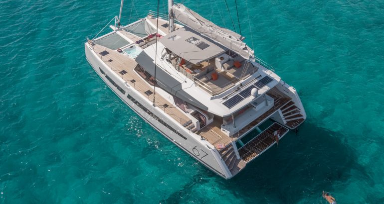 Your boat rental will be forever memorable with Aether luxury Catamaran sailboat