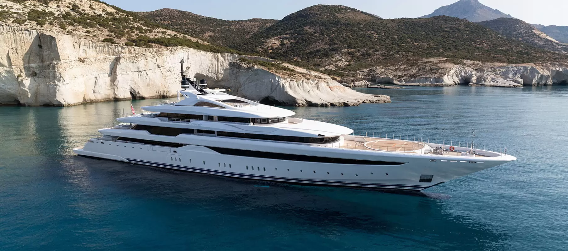 She illustrates what the finest modern design luxury represents with her 311 feet and endless internal and external spaces for entertainment and relaxation.